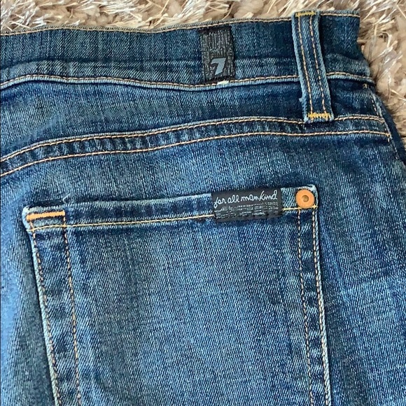 7 for all mankind Jeans/ The Skinny Crop &Roll - Picture 3 of 4